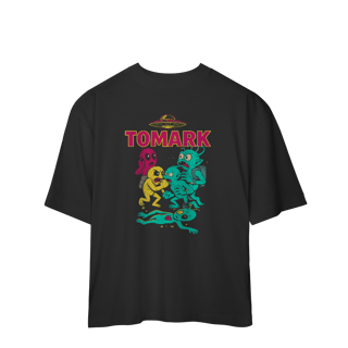 Nome do produto Camiseta Oversized Oficial  Tomark Alienigenas Brigando No Espaço