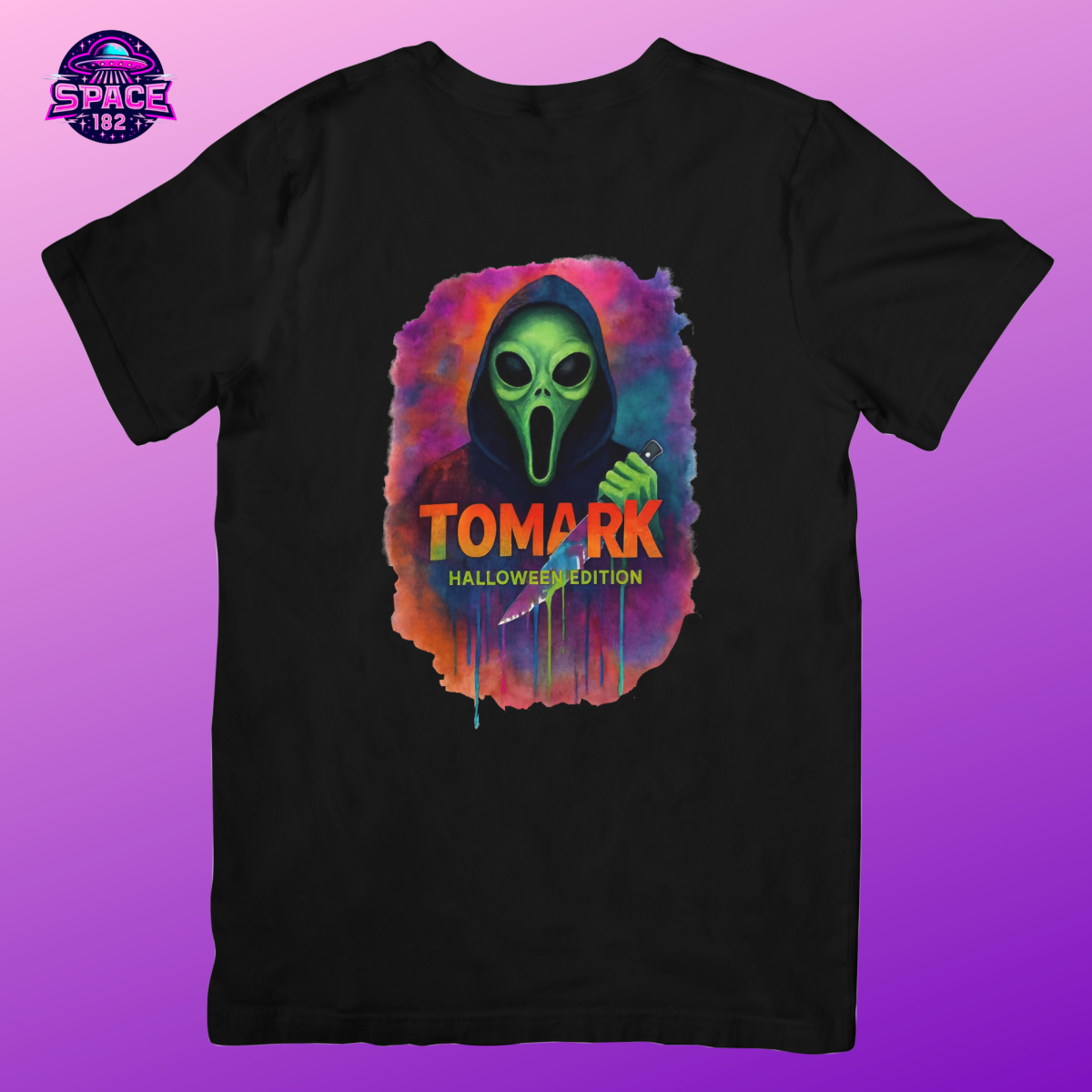 Nome do produto: Camiseta Tomark Edição de Halloween, Ghost Alien
