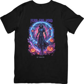 Nome do produto Camiseta TOMARK Oficial edição de halloween Fear The Void