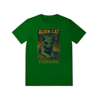 Nome do produto Camiseta Oficial  Tomark  Gato Alienigena,  Gato Alien