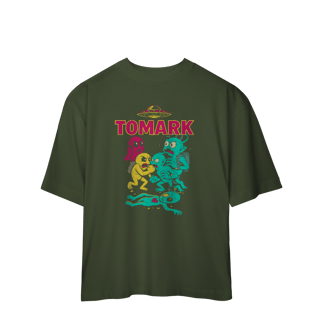 Nome do produto Camiseta Oversized Oficial  Tomark Alienigenas Brigando No Espaço