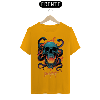 Nome do produto Camiseta -  Skull & Snakes (Old School)