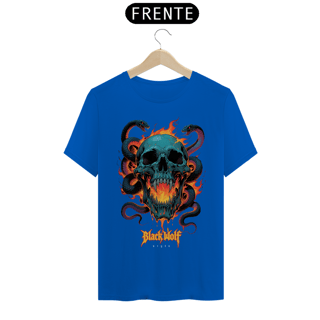 Nome do produto Camiseta -  Skull & Snakes (Old School)