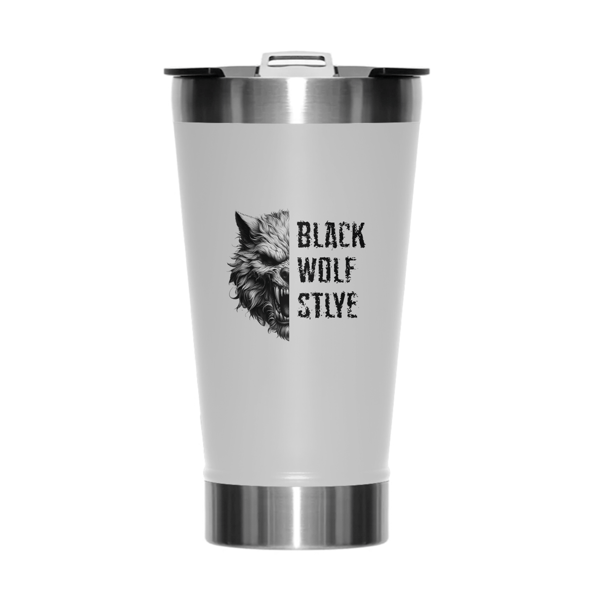Nome do produto: Copo Térmico - Black Wolf Style