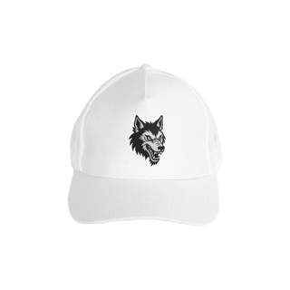 Nome do produto Boné com Tela - Lobo Old School