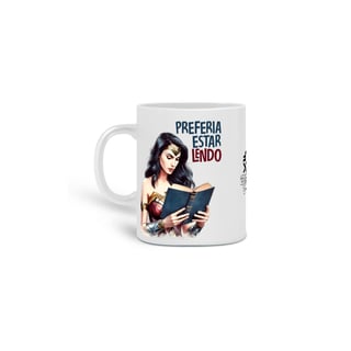 Nome do produto Mulher Maravilha - Preferia estar lendo