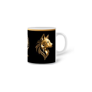 Nome do produto Caneca - Black Wolf Style (arabesco)