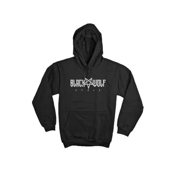 Moletom Canguru - Black Wolf Pentagrama