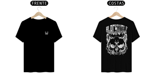Nome do produto Black Wolf (Wolf Skull) - Tshirt Prime