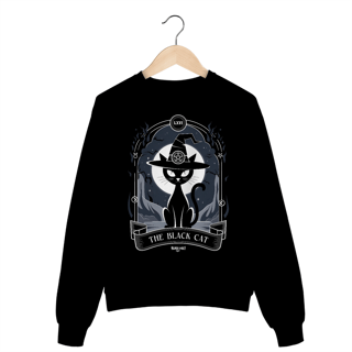 Nome do produto Moletom - Tarot Card The Black Cat