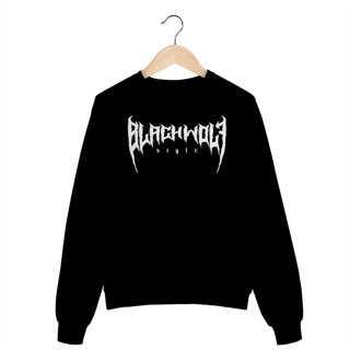 Nome do produto Moletom - Black Wolf Style