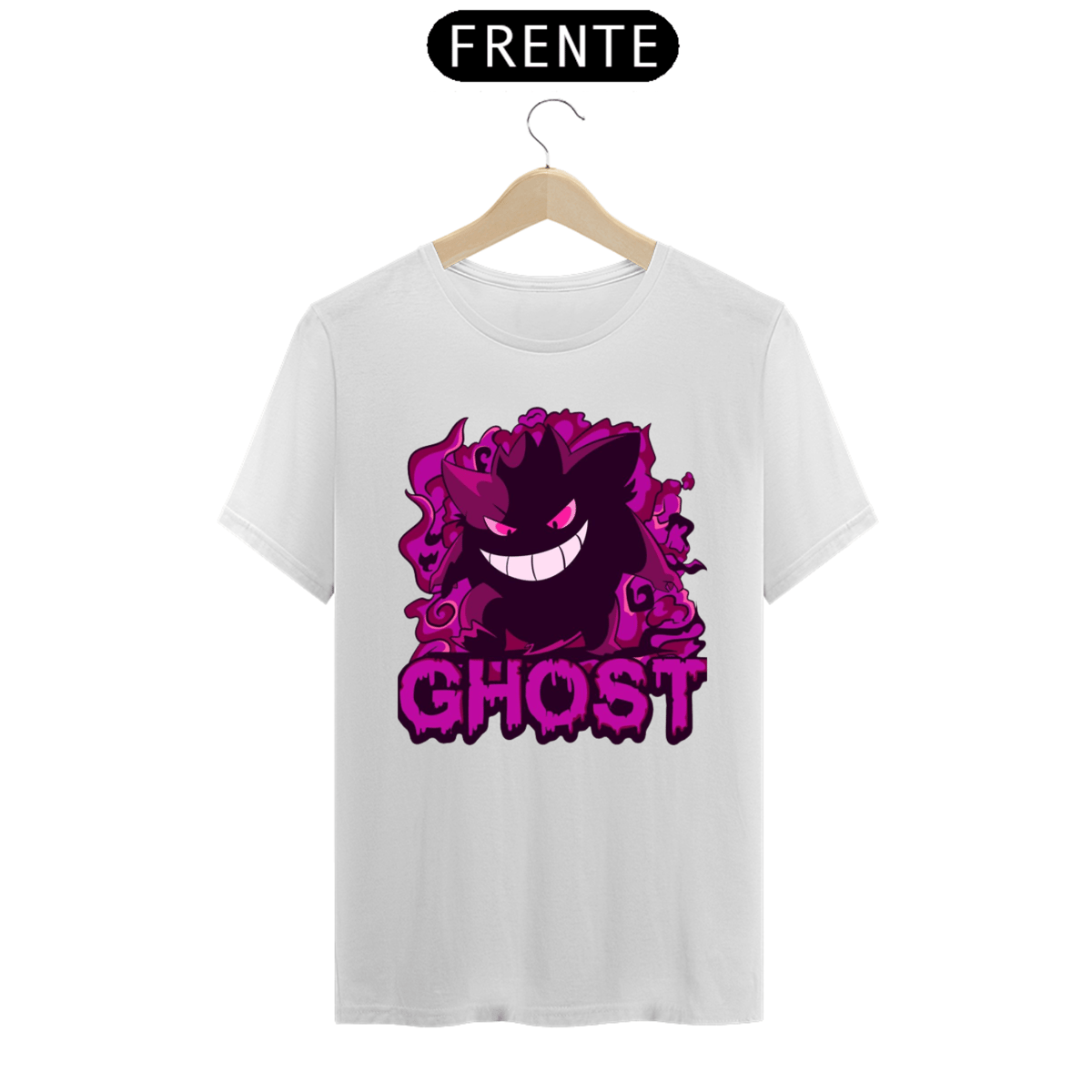 Nome do produto: Camiseta Gengar Pokemon