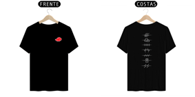 Camiseta Akatsuki anime Naruto
