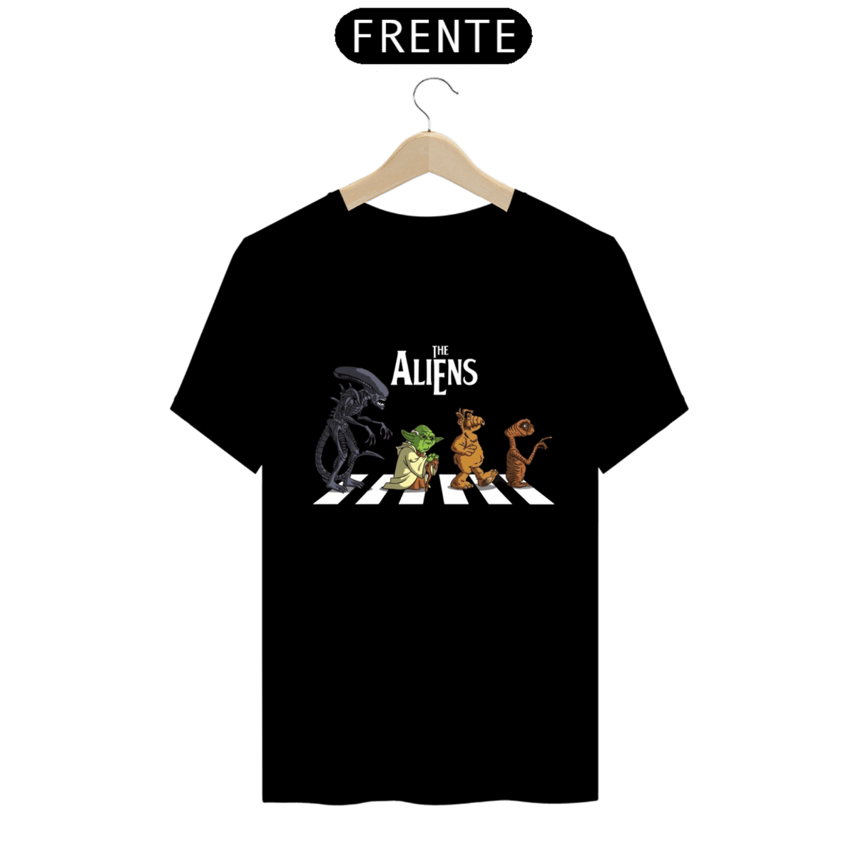 Nome do produto: Camiseta Aliens