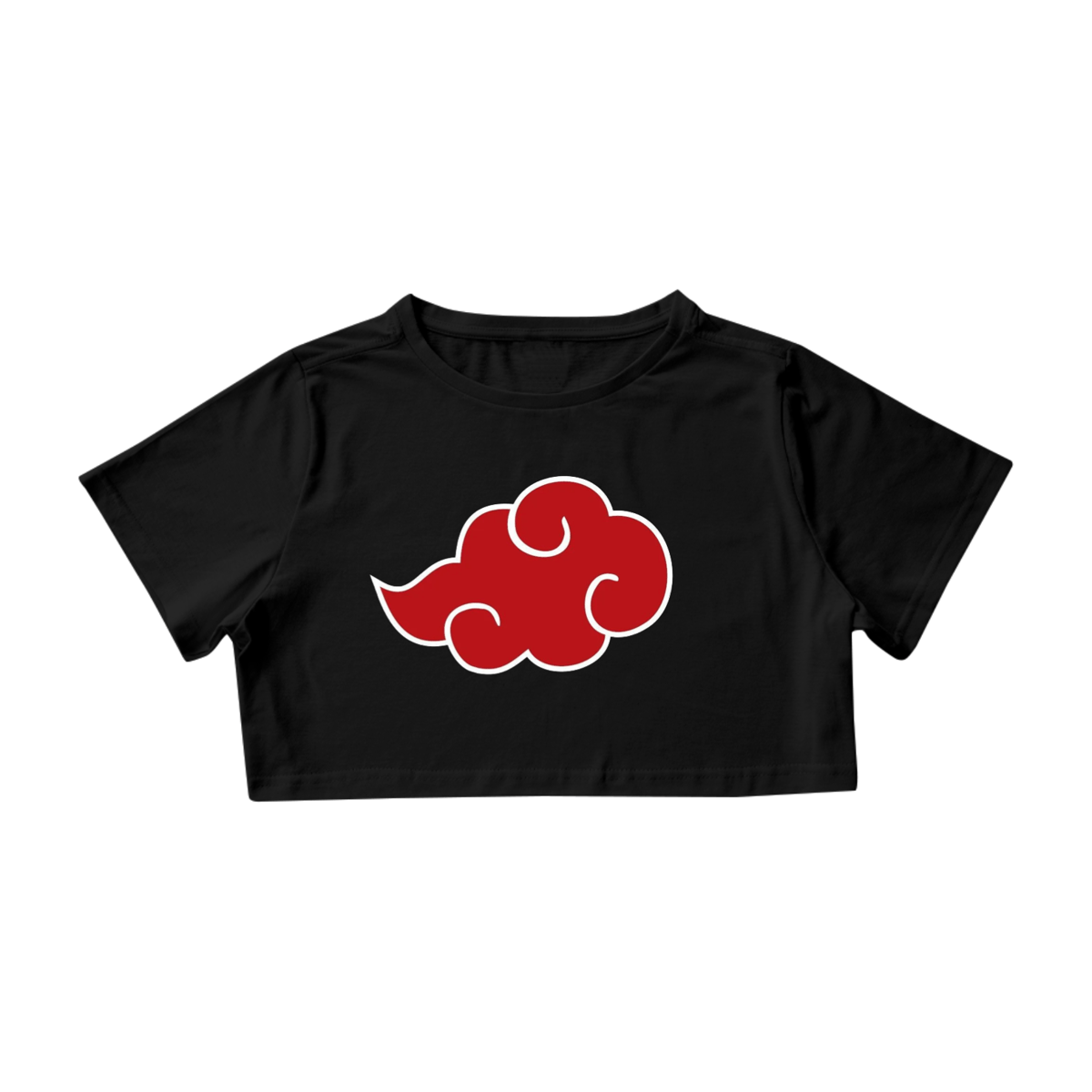 Nome do produto: Cropped Nuvem da Akatsuki