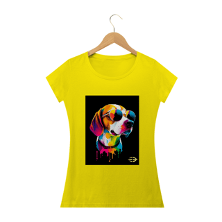 Nome do produto Camiseta Feminina Dog With Sunglasses - Atena™