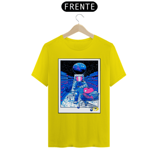 Nome do produto Camiseta Unissex Astronauta no Supermercado - Atena™