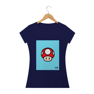 Nome do produto Camiseta Feminina Cogumelo Super Mario - Atena™