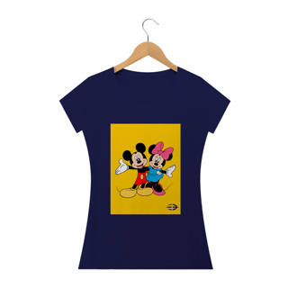 Nome do produto Camiseta Feminina Mickey e Minnie - Atena™