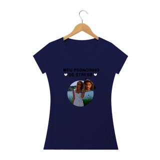 Nome do produto Camiseta Feminina Meu Pedacinho de Stress (2 Fotos)  - Atena™