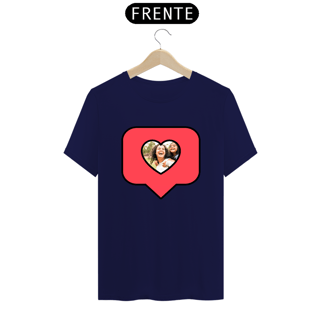 Nome do produto Camiseta Unissex Personalizada Curtida (1 Foto) - Atena™