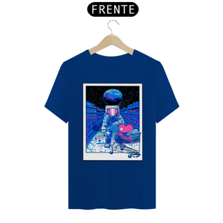 Nome do produto Camiseta Unissex Astronauta no Supermercado - Atena™