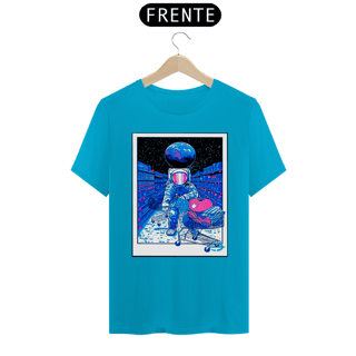 Nome do produto Camiseta Unissex Astronauta no Supermercado - Atena™
