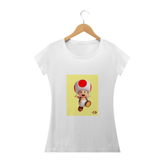 Nome do produto Camiseta Feminina Baby Mushroom Super Mario - Atena™