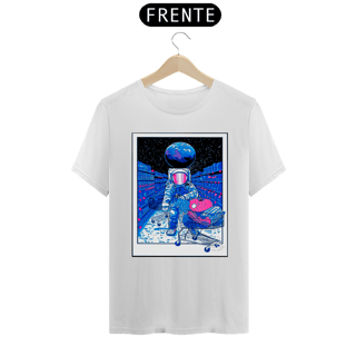 Nome do produto Camiseta Unissex Astronauta no Supermercado - Atena™