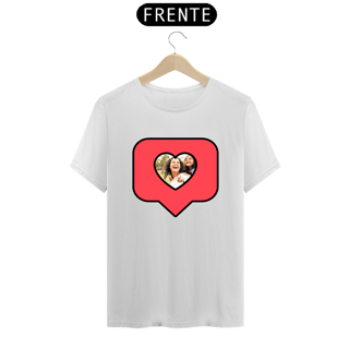 Nome do produto Camiseta Unissex Personalizada Curtida (1 Foto) - Atena™