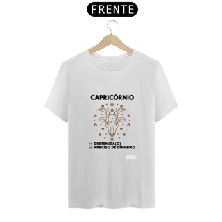 Nome do produto Camiseta Unissex Signo capricórnio - Atena™ 
