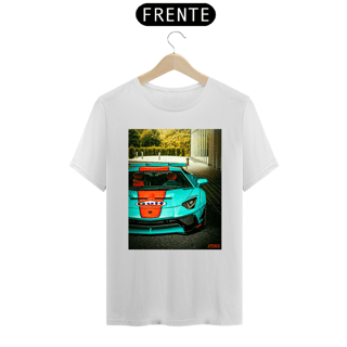 Nome do produto Camiseta Premium Masculina Lamborghini Aventador SV Gulf- Atena™
