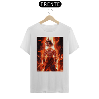 Nome do produto Camiseta Premium Unissex Goku on Fire - Atena™