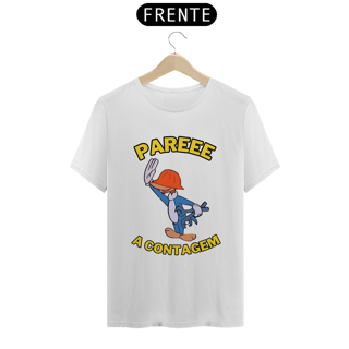 Nome do produto Camiseta Premium Pare a Contagem Pica-Pau - Atena™