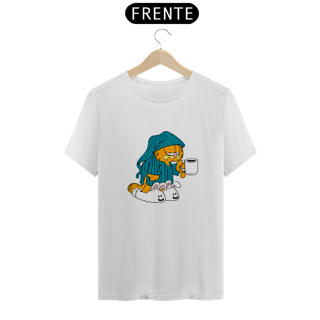 Nome do produto Camiseta Premium Unissex Garfield de Pantufas - Atena™