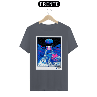 Nome do produto Camiseta Unissex Astronauta no Supermercado - Atena™