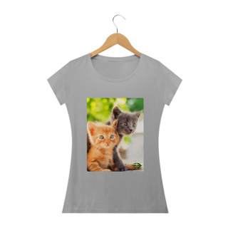 Nome do produto Camiseta Feminina Baby Cats - Atena™