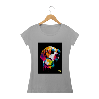 Nome do produto Camiseta Feminina Dog With Sunglasses - Atena™