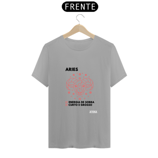Nome do produto Camiseta Unissex Signo Aries - Atena™ 