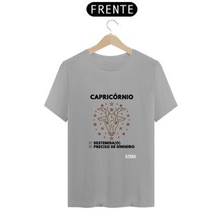 Nome do produto Camiseta Unissex Signo capricórnio - Atena™ 
