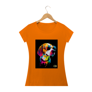 Nome do produto Camiseta Feminina Dog With Sunglasses - Atena™