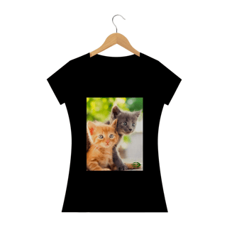 Nome do produto Camiseta Feminina Baby Cats - Atena™