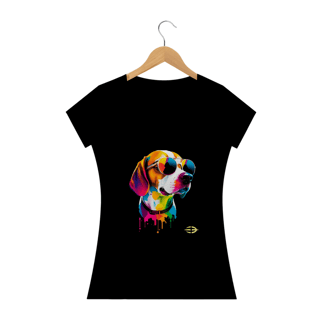 Nome do produto Camiseta Feminina Dog With Sunglasses - Atena™