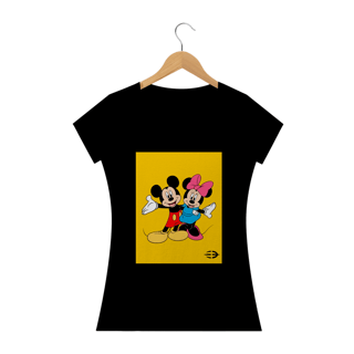 Nome do produto Camiseta Feminina Mickey e Minnie - Atena™