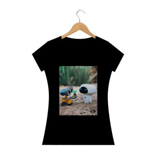 Nome do produto Camiseta Feminina Wall-E and Eva - Atena™