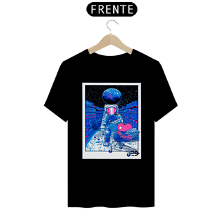 Nome do produto Camiseta Unissex Astronauta no Supermercado - Atena™