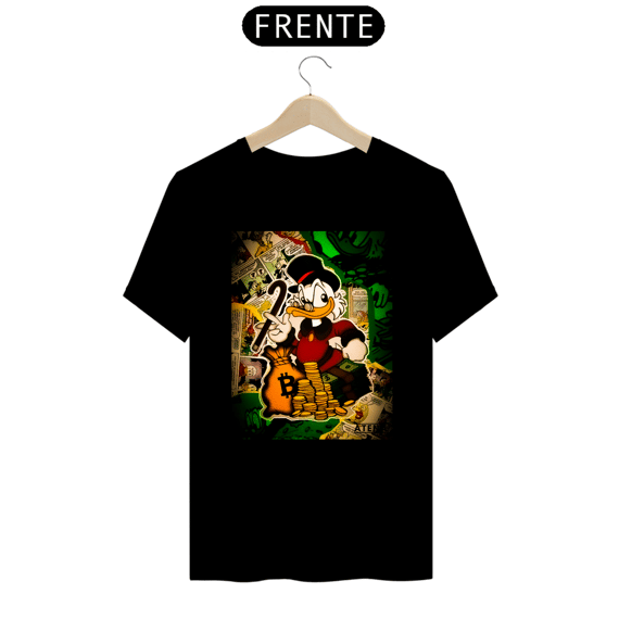 Camiseta Prime Unissex Tio Patinhas Bitcoin - Atena™