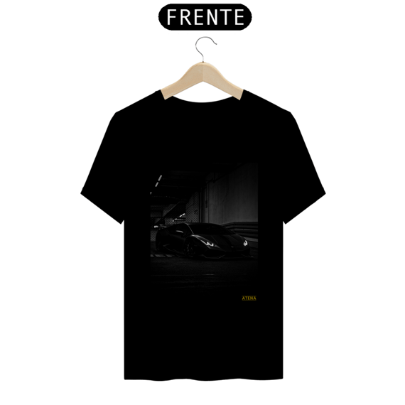 Camiseta Premium Masculina Lamborghini Huracán B&W - Atena™
