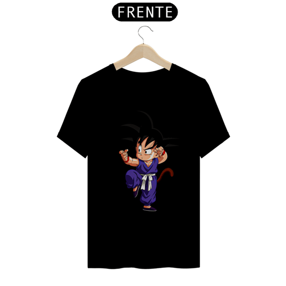 Camiseta Premium Masculina Goku Kid - Atena™