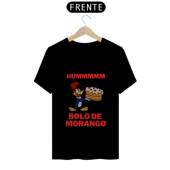 Camiseta Premium Bolo de Morango Pica-Pau - Atena™